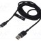 Cablu USB 2.0 Apple Lightning - VENTION, 2m, Mufă USB A Nichelat