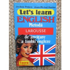LET&#039;S LEARN ENGLISH Metoda Larousse de invatare a limbii engleze - Peters