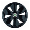 Set 4 Capace Roti Roco Negru R15, pentru Skoda, Autohelix MSA