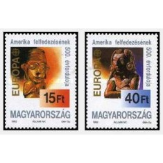 Ungaria 1992 - Europa-descoperirea Americii, serie neuzata