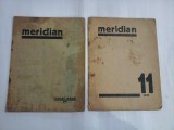 MERIDIAN - Caet literar - numerele 9 si 11 - 1936/1937( Revista avangarda - Sasa Pana,V.Brauner, Gellu Naum)