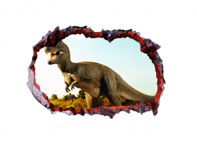 Sticker decorativ cu Dinozauri, 85 cm, 4346ST-1 foto