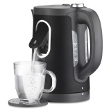 Fierbator electric Trisa 2-in-1 Perfect Cup 1,5 L 2400 W, negru
