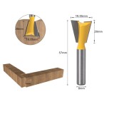Freza lemn GOBI imbinare tip coada de randunica prindere de 8 mm