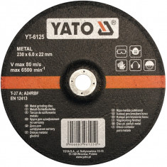 Disc slefuit metal 230 x 22 x 6 mm Yato YT-6125 foto