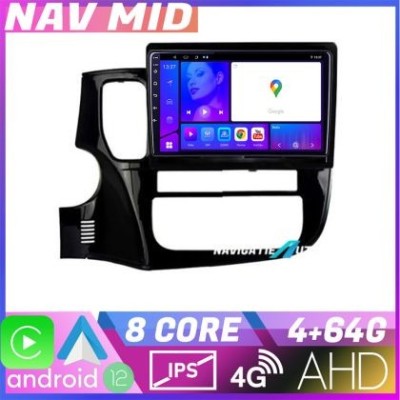 Navigatie Mitsubishi Outlander 2014 KIT 1230 EDOTEC-LITE Android Ecran 720P Octa Core 4 64 Carplay CarStore Technology foto