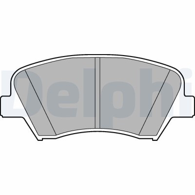 DELPHI LP2293 set placute frana,frana disc foto