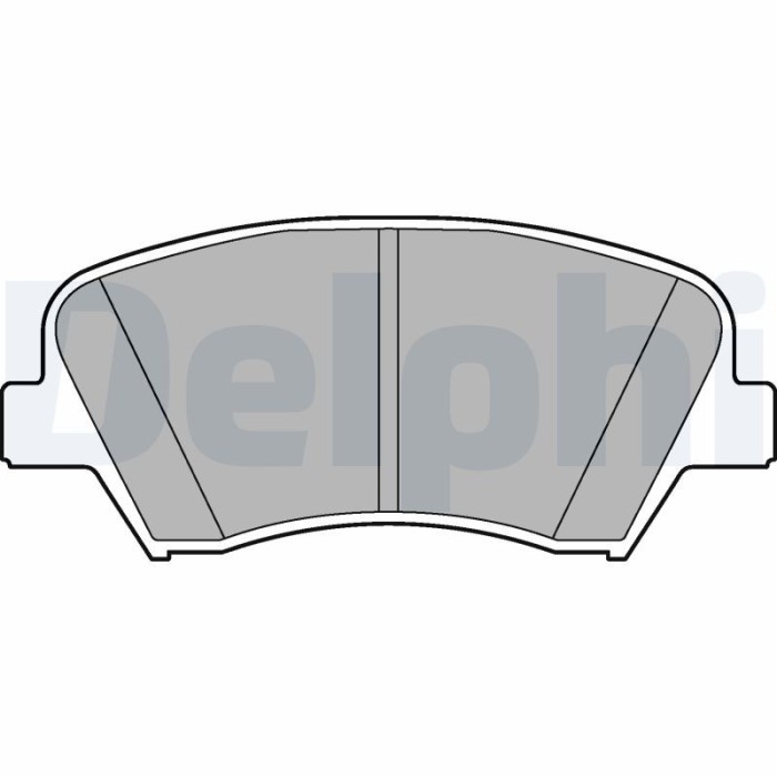 DELPHI LP2293 set placute frana,frana disc