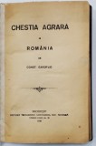 CHESTIA AGRARA IN ROMANIA de CONST. GAROFILD , 1920