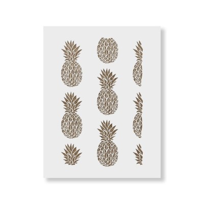 Sablon Perete vopsire, tencuiala 900x600x0.7mm Pineapple Refolosibil, model MXSP7104 foto