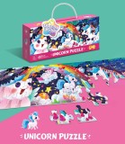 Puzzle cu Unicorn cu Piese Mari, 40 de Piese