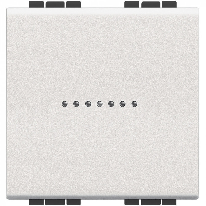 Intrerupator AXIAL simplu Living Light Bticino 2M alb N4051M2A