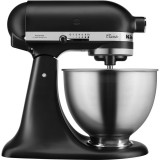 Mixer cu bol KitchenAid 5K45SSEBM, 4.3L, classic, matte black