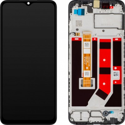 Display cu Touchscreen Oppo A18 / A38, cu Rama, Negru, Service Pack 621029000099 foto