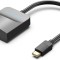 Convertor video Vention, USB Type-C(T) la HDMI(M), 0.15m, rezolutie maxima 4K la 30Hz, conectori auriti, invelis PVC si ABS, negru, &quot;TDCBB&quot; (timbru ve