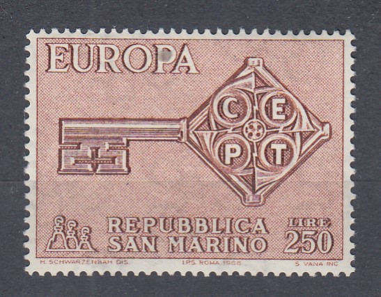 SAN MARINO 1968 EUROPA CEPT SERIE MNH