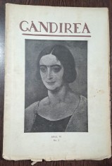Revista Gandirea nr.1/anul VI foto