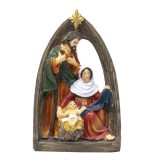 Statueta decorativa rasina Famila Sfanta H 15.5cm Zilan ZTS8027