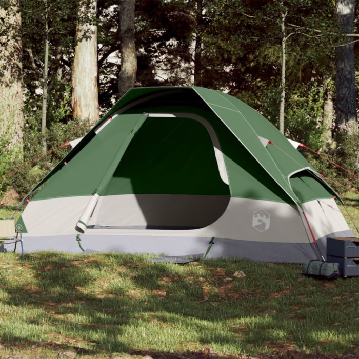 Gossi cort de camping cupola pentru 6 persoane, verde, impermeabil