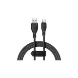 Cablu alimentare si date Baseus P10355703111-00 Pudding Fast Charging /Data USB la USB Type-C 100W 1.2m negru