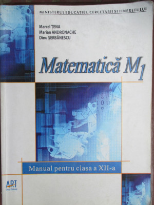 Matematica M1 clasa a 12-a foto