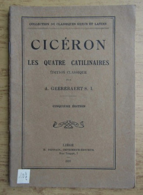 Cicero - Les quatre catilinaires (1937) foto