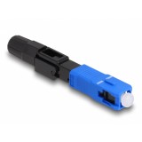 Conector rapid fibra optica SC Simplex UPC Single Mode field-assembly, Delock 87990