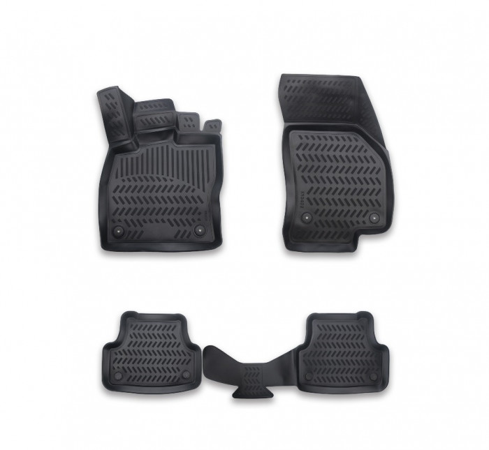 Covoare cauciuc tavita compatibile Seat Leon 3 2012-2020 Cod: 3D AP-1039 / A80-X101v4 Automotive TrustedCars