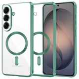 Husa premium Samsung Galaxy S26 Asteroid GSM Luxury Crystal MagSafe, verde deschis