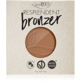 puroBIO Cosmetics Resplendent autobronzant rezervă culoare 01 Pale Brown 9 g