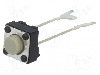 Microintrerupator, 6x6mm, OFF-(ON), SPST-NO, OMRON OCB - B3F-6022 foto
