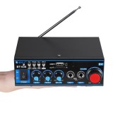 Cumpara ieftin Amplificator Audio Bluetooth TeLi BT-638, 2x30W, Telecomanda, USB, SD, FM, 2 Mic, Karaoke