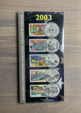 Moneda + timbru USA greetings from American 2003