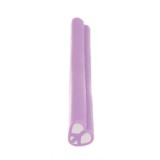Cumpara ieftin Inimă - decorațiune fimo de culoare mov-albă, băț, INGINAILS