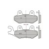 Placute Frana Moto MBS Echivalent MCB582 - Fata, Piese Frana Cod 225101620RM