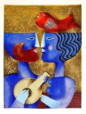 Litografie color Sami Briss