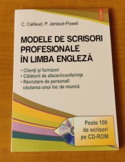 Modele de scrisori profesionale &icirc;n limba engleză (conține CD)