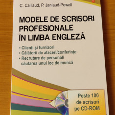 Modele de scrisori profesionale în limba engleză (conține CD)