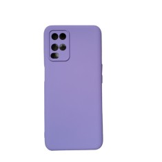 Husa silicon antisoc cu microfibra in interior Oppo A54 4G Mov