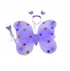 Set accesorii aripi de fluture cu bagheta si coronita, Oem