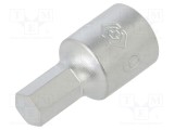 Cap tubular imbus 6mm 1/4 KING TONY 25mm