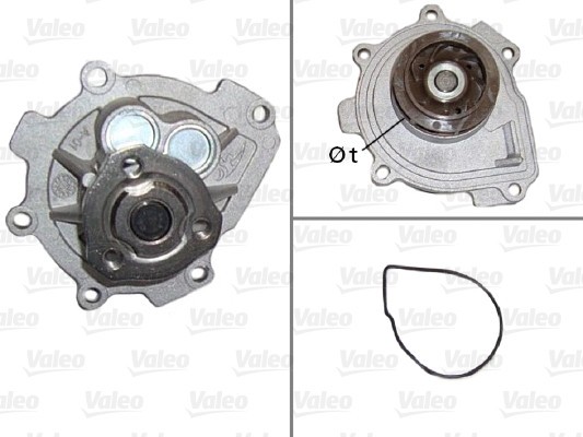 VALEO 506837 Pompă de apă, răcire motor