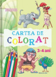 Cartea de colorat | 3-4 ani - Paperback - Ars Libri