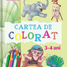 Cartea de colorat | 3-4 ani - Paperback - Ars Libri