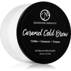 Milkhouse Candle Co. Creamery Caramel Cold Brew lum&acirc;nare parfumată Traveler Tin 106 g