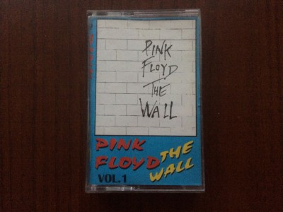 pink floyd the wall vol. 1 1979 album caseta audio muzica progresiv prog rock poker records poland foto