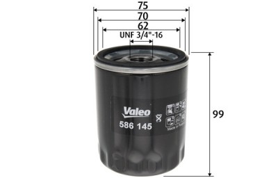 VALEO 586145 Filtru ulei foto