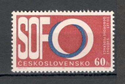 Cehoslovacia.1965 20 ani federatia internationala a sindicatelor XC.382 foto