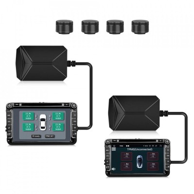 Set 4 senzori TPMS pentru monitorizarea presiunii in pneuri compatibili cu foto