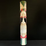 Mască decorativă totemică din lemn &ndash; Indonezia, 100 cm